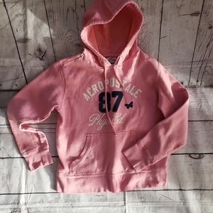 Aeropostale pink hoodie pullover sweater size‎ small